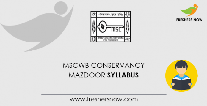 MSCWB Conservancy Mazdoor Syllabus