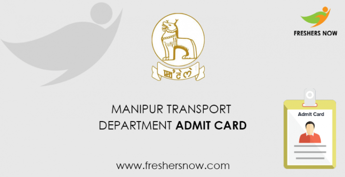 Manipur Transport Department Admit Card