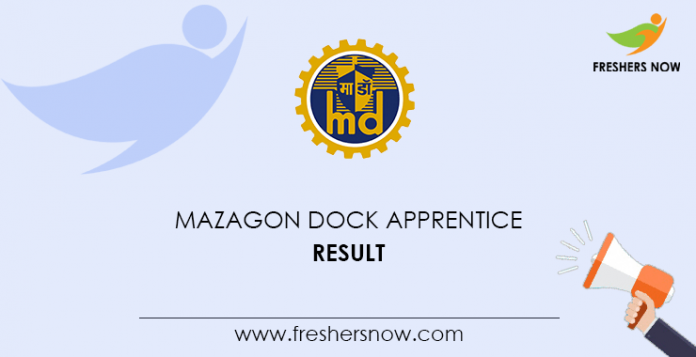 Mazagon Dock Apprentice Result