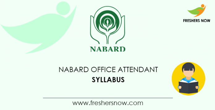 NABARD Office Attendant Syllabus