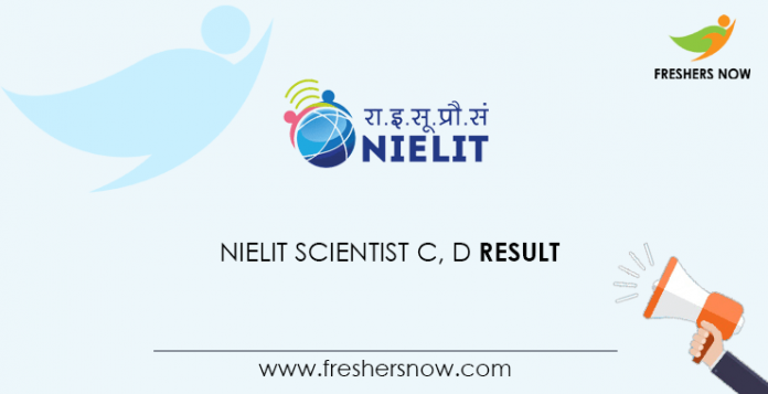 NIELIT Scientist C, D Result