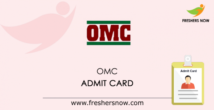 OMC Admit Card