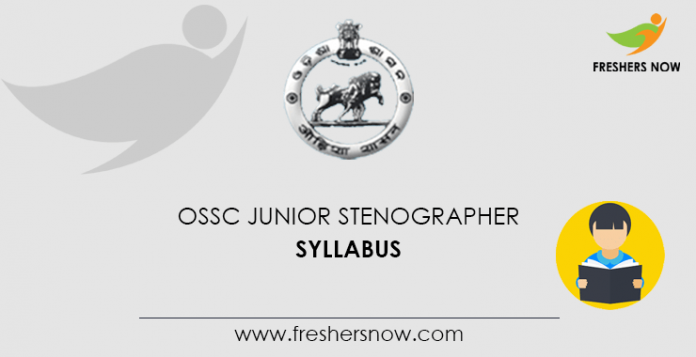 OSSC Junior Stenographer Syllabus