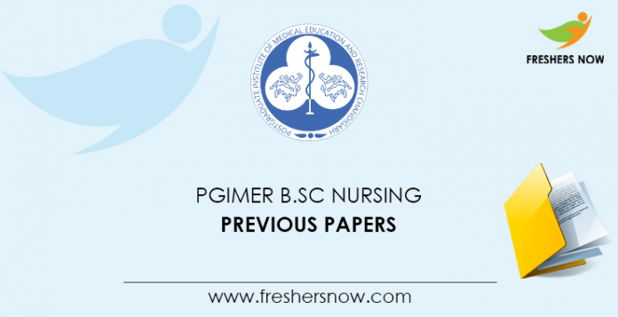 PGIMER B.Sc Nursing Previous Question Papers