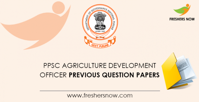 PPSC Agriculture Development Officer Previous Papers