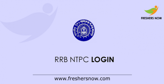 RRB NTPC Login