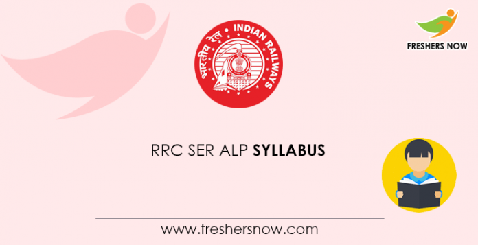 RRC SER ALP Syllabus 2020