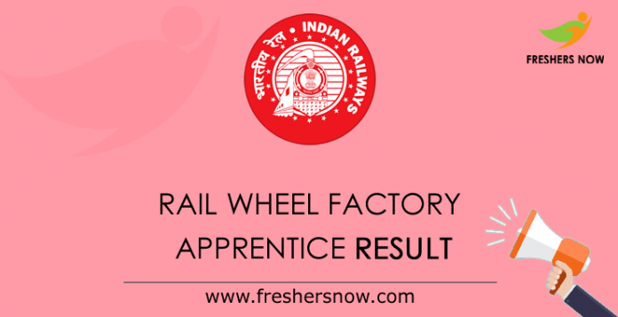 Rail Wheel Factory Apprentice Result