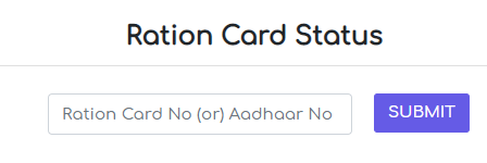 Ration Card Status