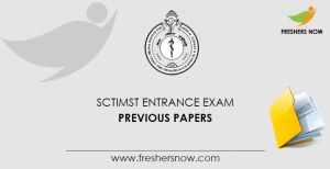 SCTIMST Entrance Exam Previous Question Papers PDF (MPH & DPH)