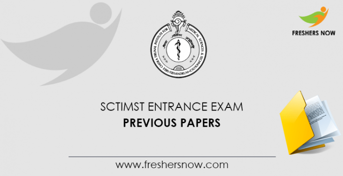 SCTIMST Entrance Exam Previous Question Papers