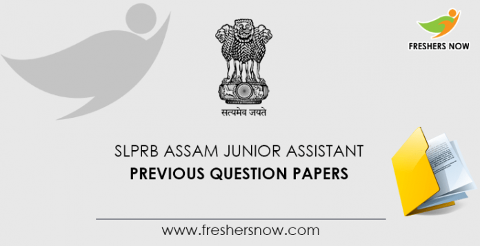 SLPRB Assam Junior Assistant Previous Question Papers
