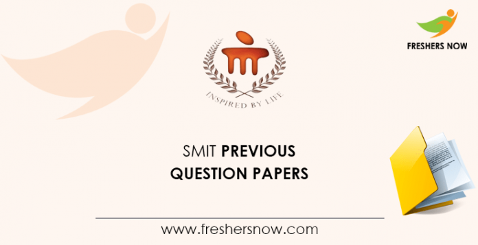 SMIT Offline Test Previous Question Papers