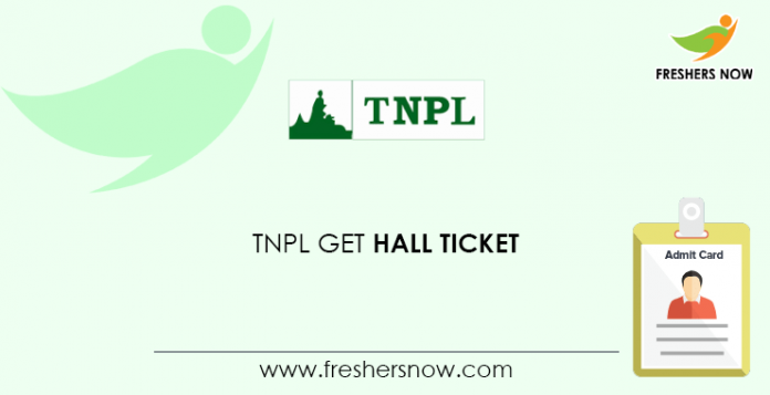 TNPL GET Hall Ticket