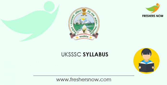 UKSSSC Livestock Extension Officer Syllabus 2020