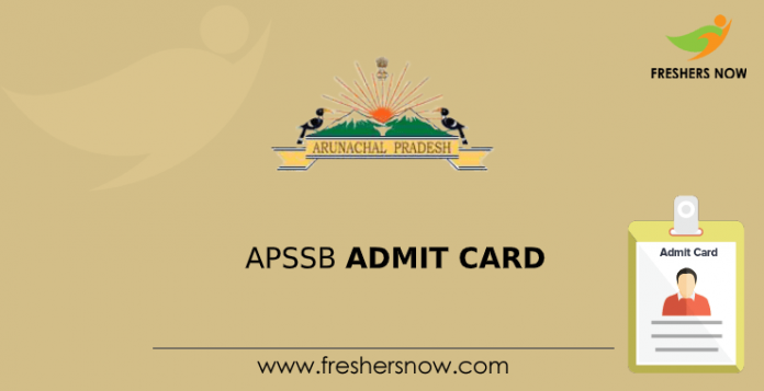 APSSB Admit Card