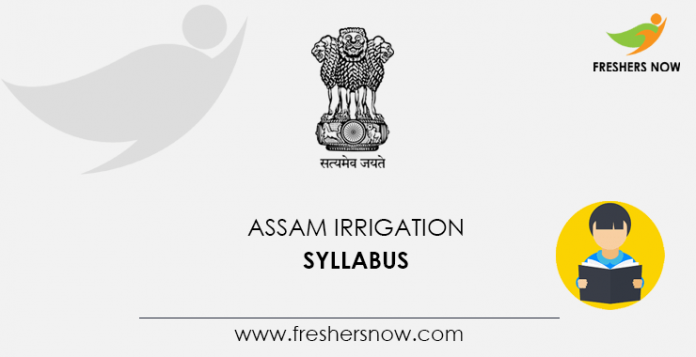 Assam Irrigation Section Assistant Syllabus 2020