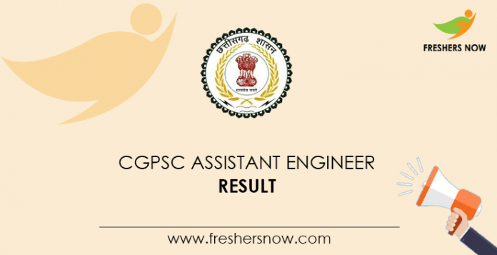 CGPSC Assistant Engineer Result