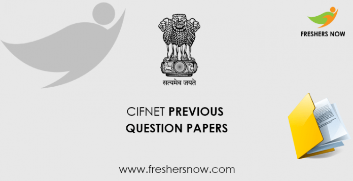 CIFNET Previous Question Papers
