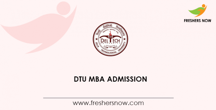DTU MBA Admission