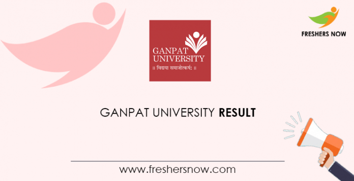 Ganpat University Result