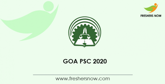 Goa PSC 2020-21