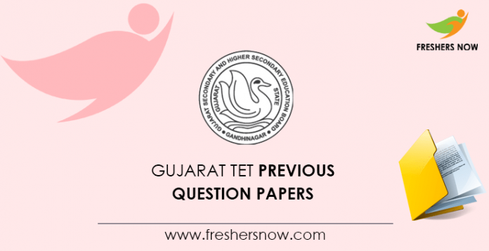 Gujarat TET Previous Question Papers