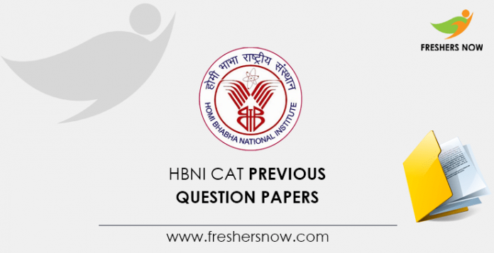 HBNI CAT Previous Question Papers