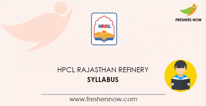 HPCL Rajasthan Refinery Engineer Syllabus 2020