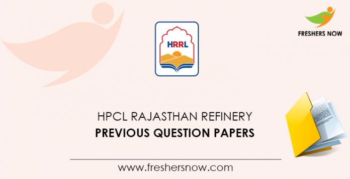 HPCL Rajasthan Refinery Previous Question Papers