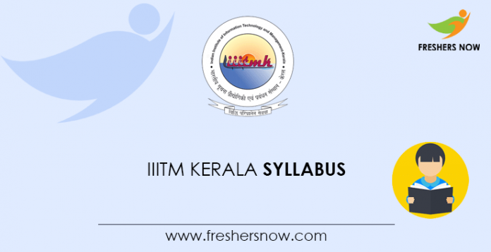 IIITM Kerala Syllabus