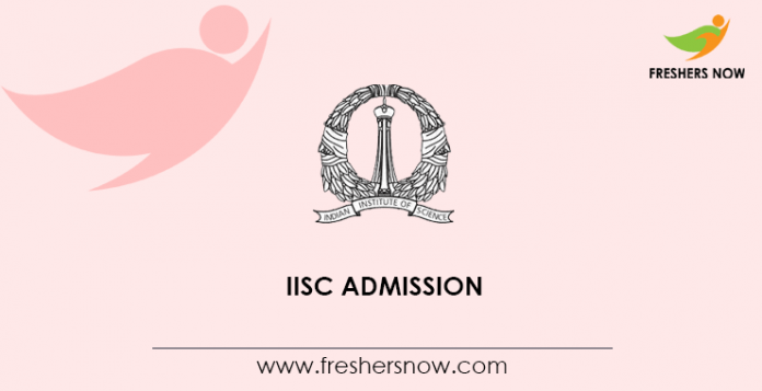 IISc Admission