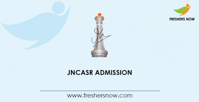 JNCASR Admission