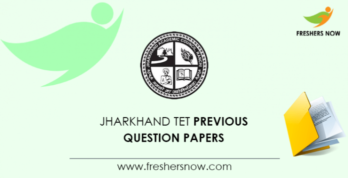 Jharkhand TET Previous Question Papers