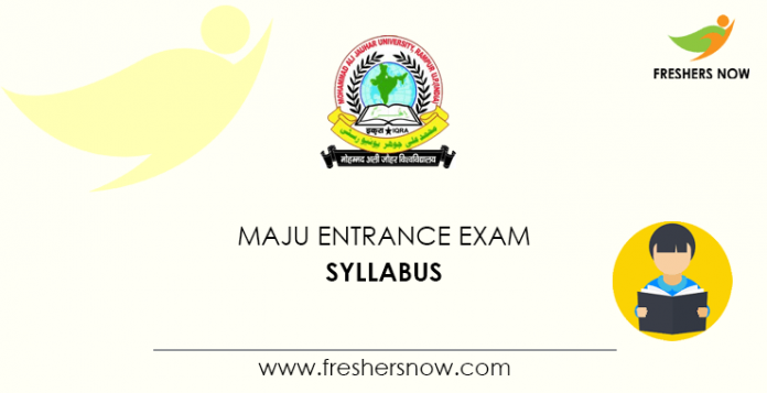 MAJU Entrance Exam Syllabus