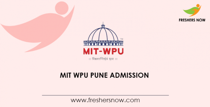 MIT WPU Pune Admission