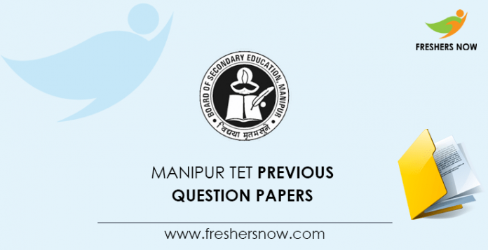 Manipur TET Previous Question Papers