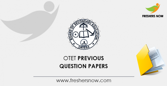 OTET Previous Question Papers