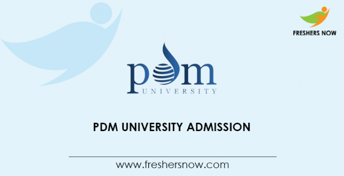 PDM University Admission