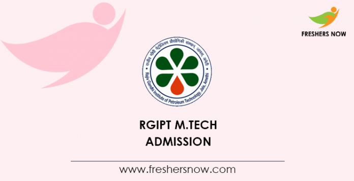 RGIPT M Tech Admission
