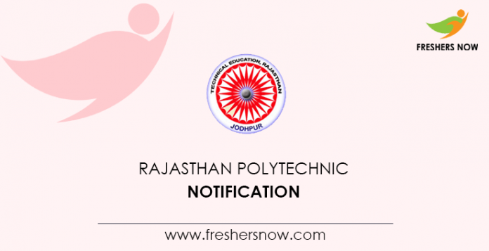 Rajasthan Polytechnic Notification