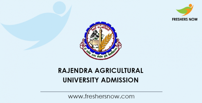 Rajendra Agricultural University Admission