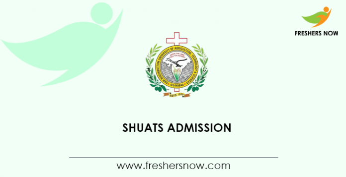 SHUATS Admission 2020