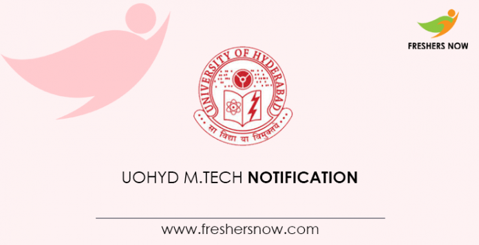 UOHyd M Tech Notification