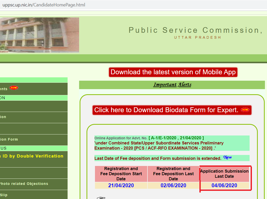 UPPSC PCS Exam Notification 2020 200 ACF, RFO Posts, Apply Online