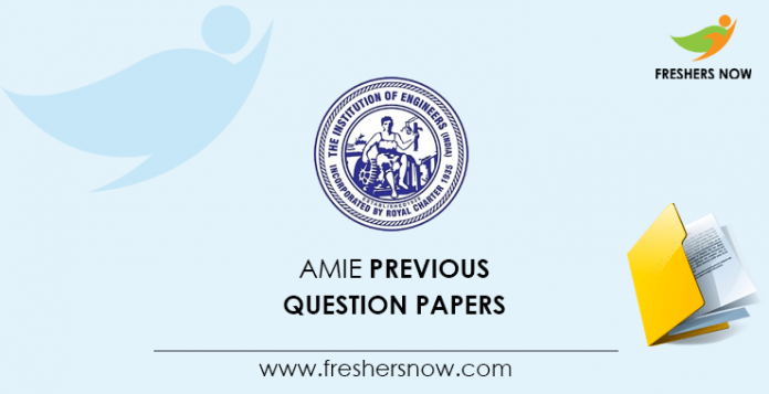 AMIE Previous Question Papers
