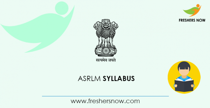 ASRLM Block Coordinator Syllabus 2020