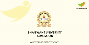 Bhagwant University Admission 2020 - Application Form (Released), Dates