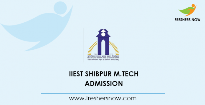 IIEST Shibpur M Tech Admission