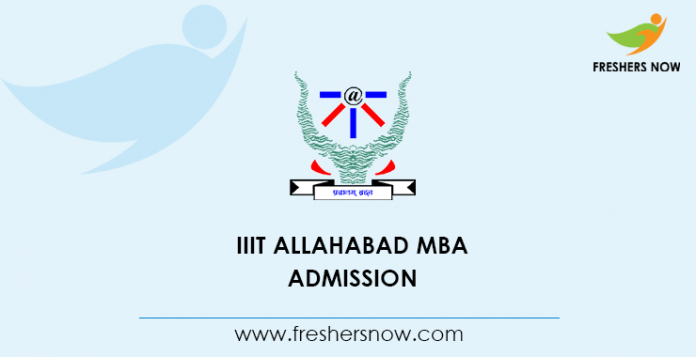 IIIT Allahabad MBA Admission